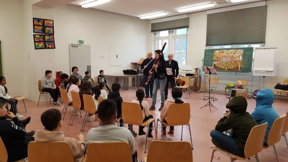 Besuch von Musikern der Wuppertaler Sinfoniker