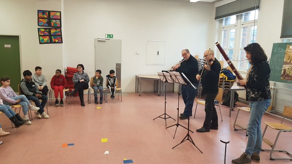 Besuch von Musikern der Wuppertaler Sinfoniker