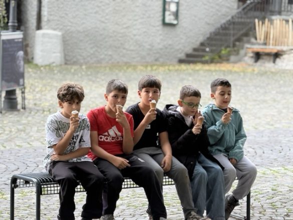 Fahrt der Klasse 4a auf den Hof Fahrenscheidt